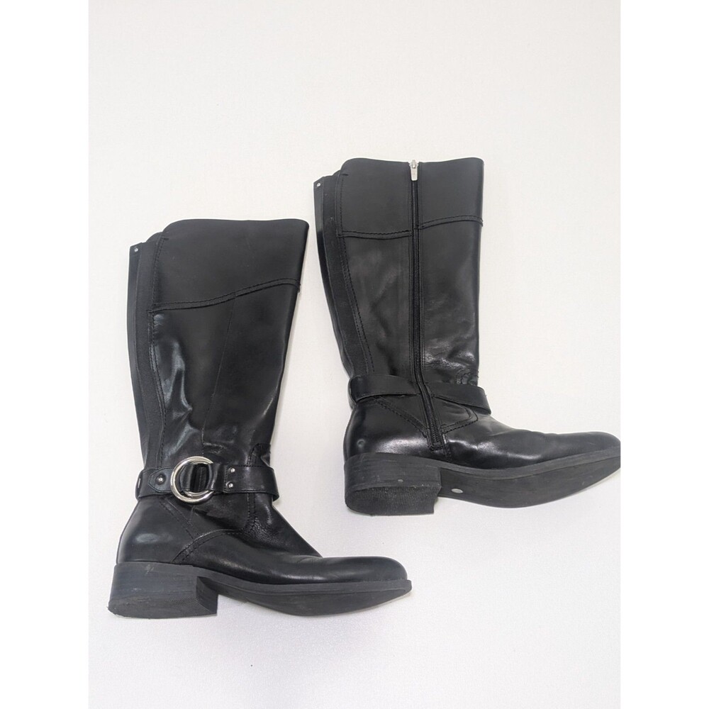 Marc Fisher Women's Knee High Riding Boots, Black, 8 M